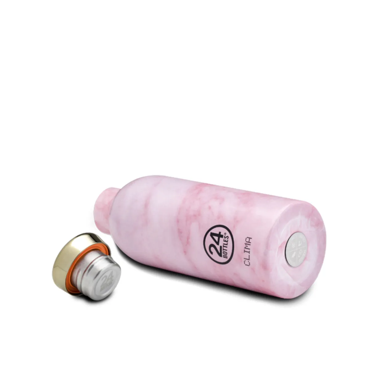 24 Bottles - Clima Bottle Marble Pink 500 ml - CLIMA 500 - MARBLE/PINK