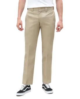 873 Slim Straight Work Trousers in Khaki