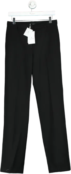 Anine Bing Black Tailored Straight Leg Trousers UK 8