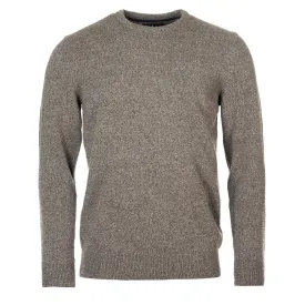 Barbour Essential Tisbury Crew Neck Jumper Fog