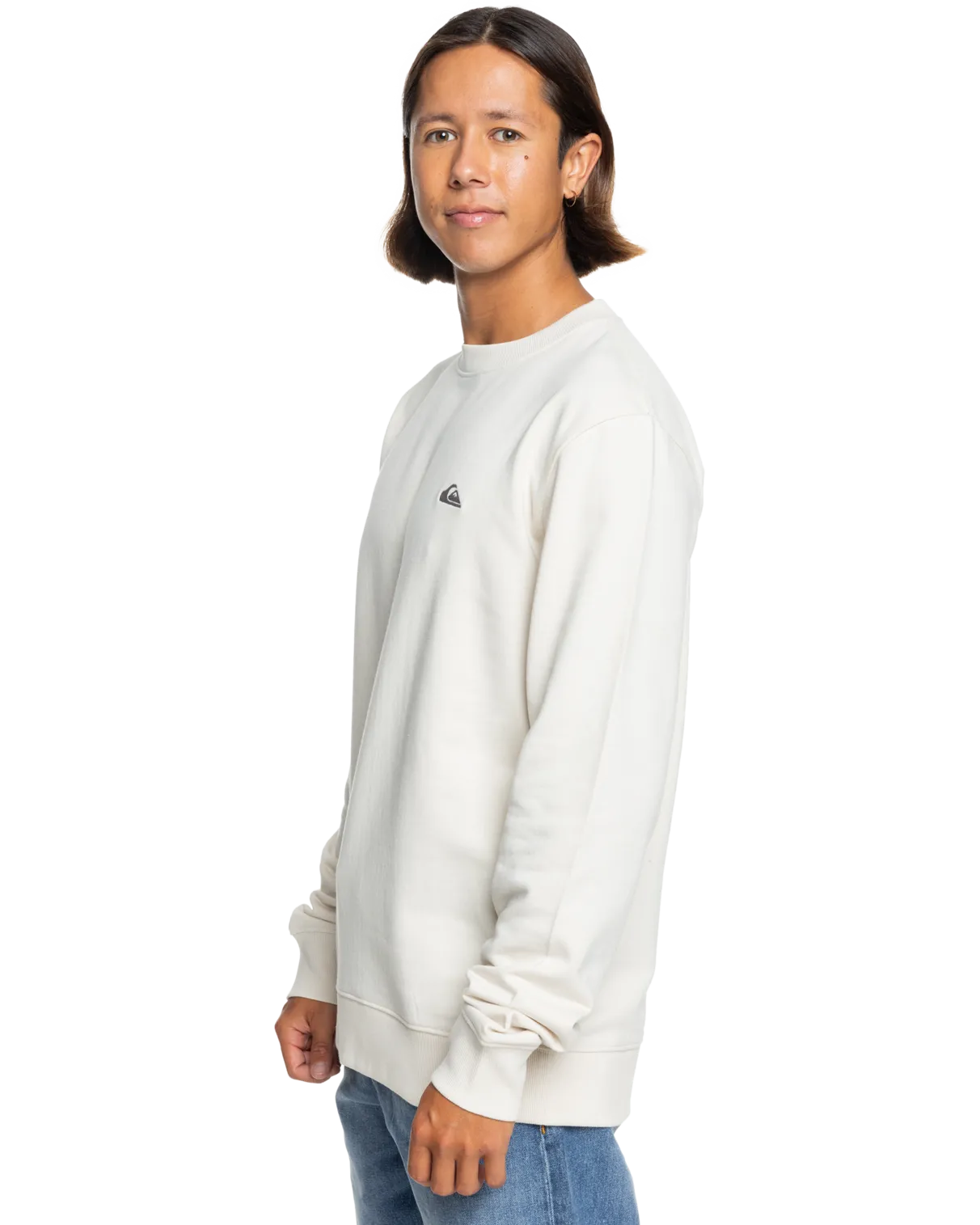 Basic Crew Sweatshirt in Birch