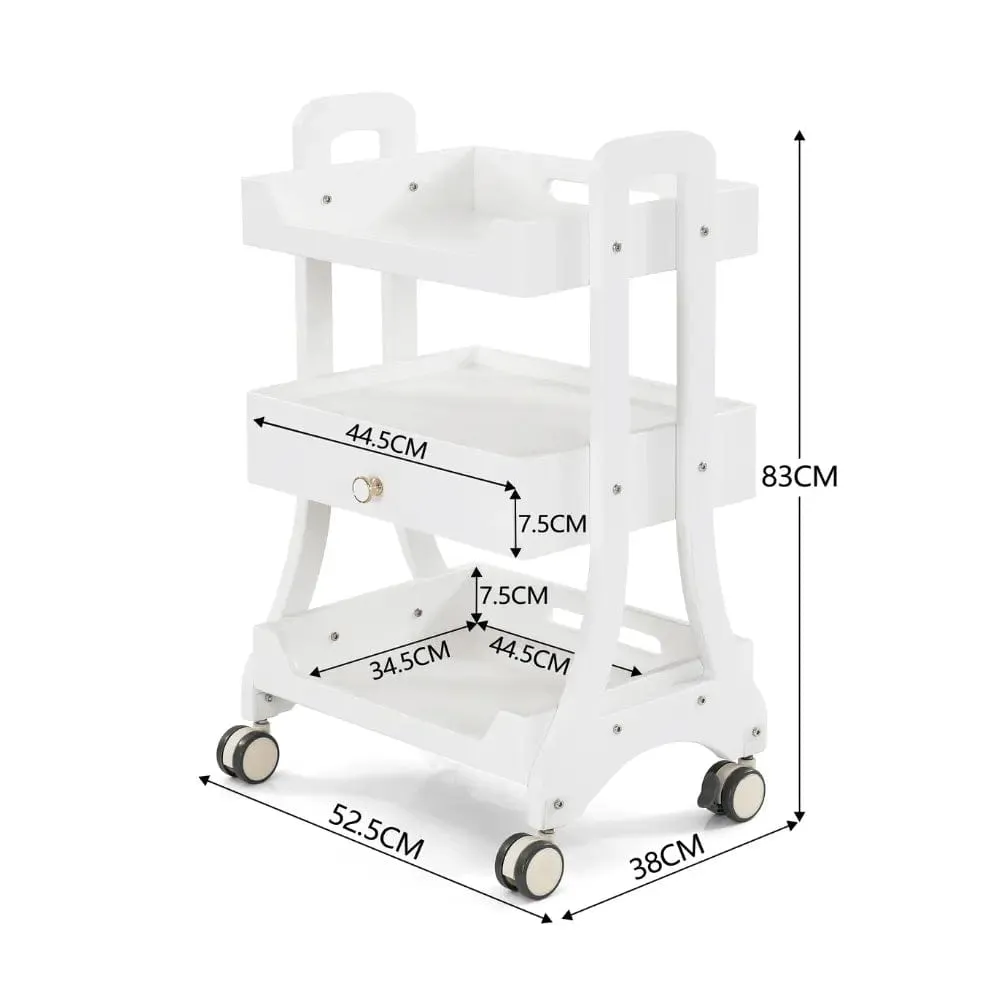 Beauty Salon Rolling Trolley ML004 with one Drawer