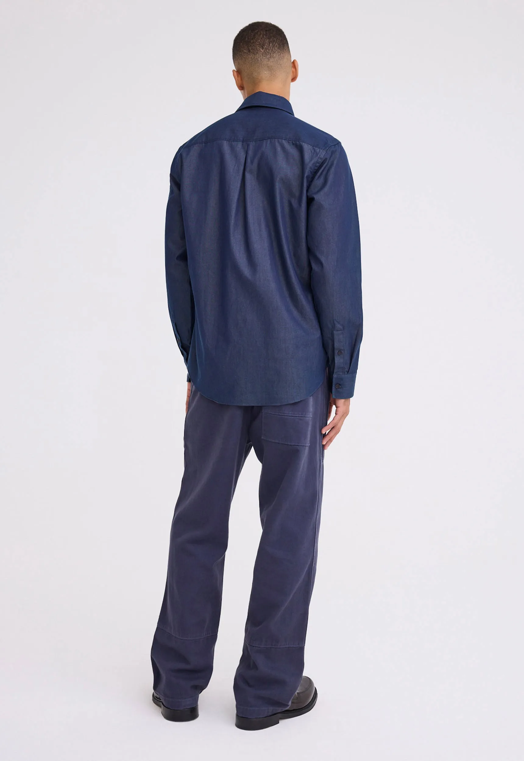 Bentleigh Denim Shirt - Dark Denim Blue