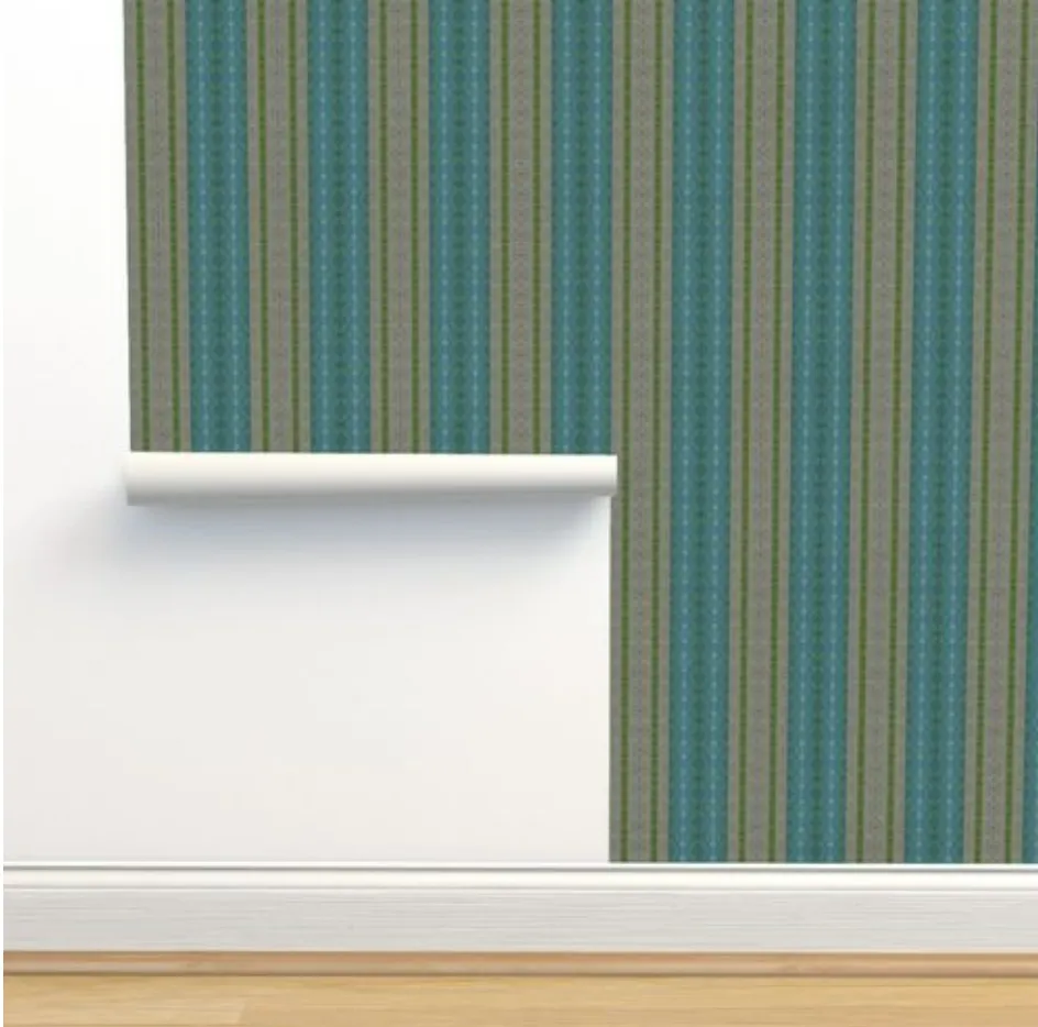 Bluegreen Collection No. 2 Grasscloth Wallpaper