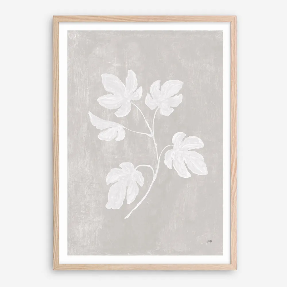 Botanical Study III Neutral Crop Art Print