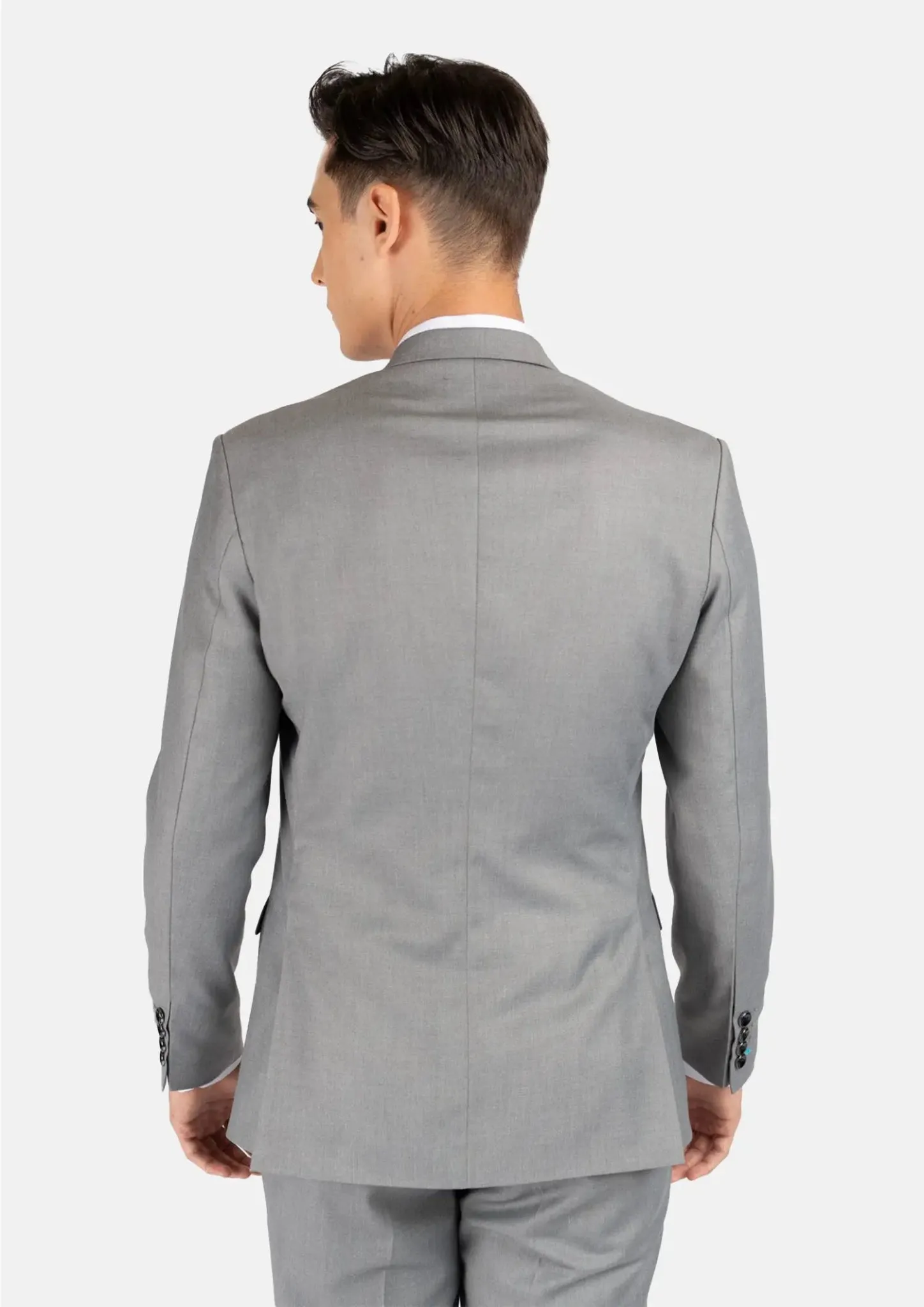 Bryant Light Grey Twill Suit