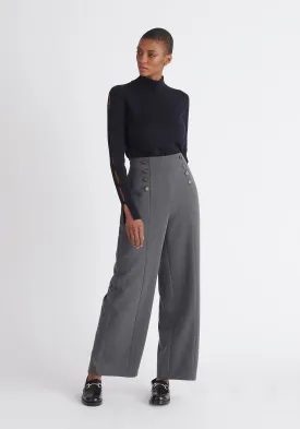 Button Waist Trousers