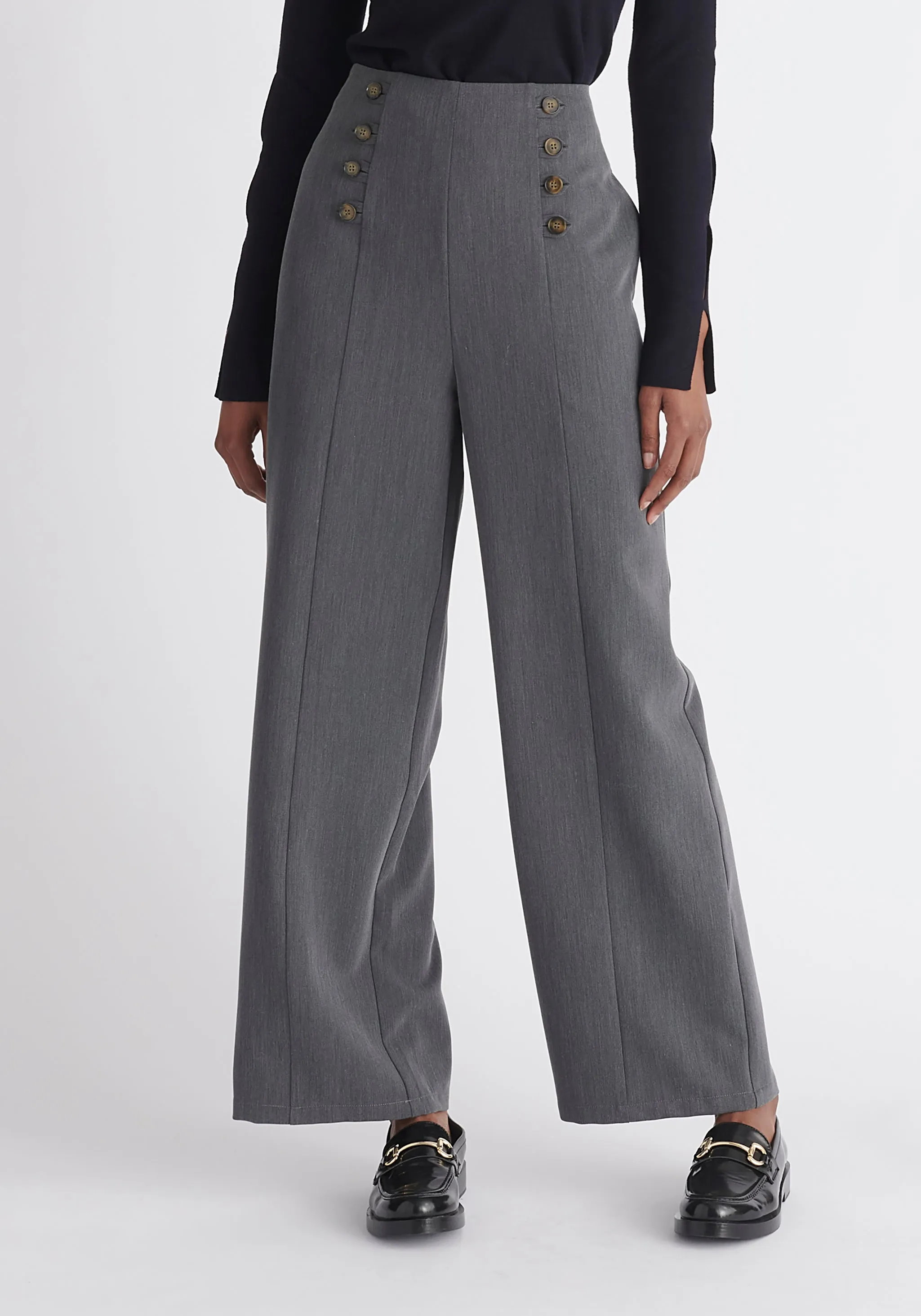 Button Waist Trousers