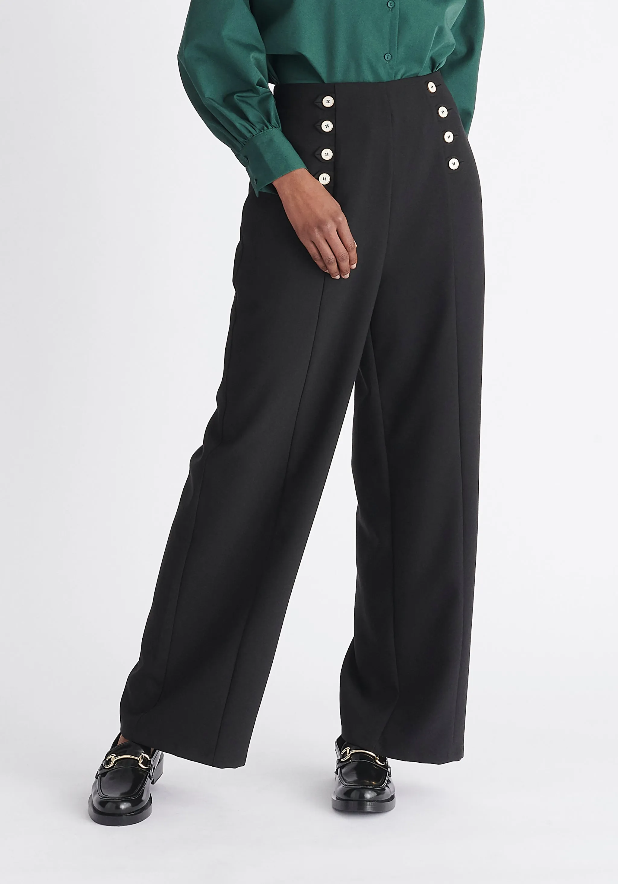 Button Waist Trousers