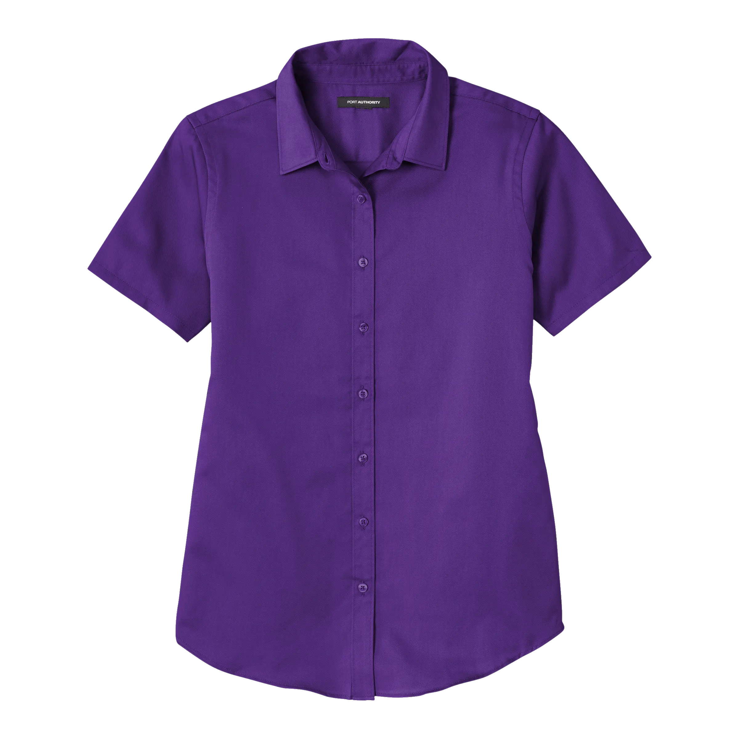 C2120W Ladies Short Sleeve SuperPro React Twill Shirt