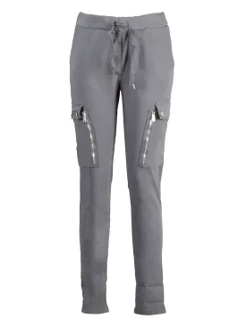 CARMEN cargo trousers - dark grey