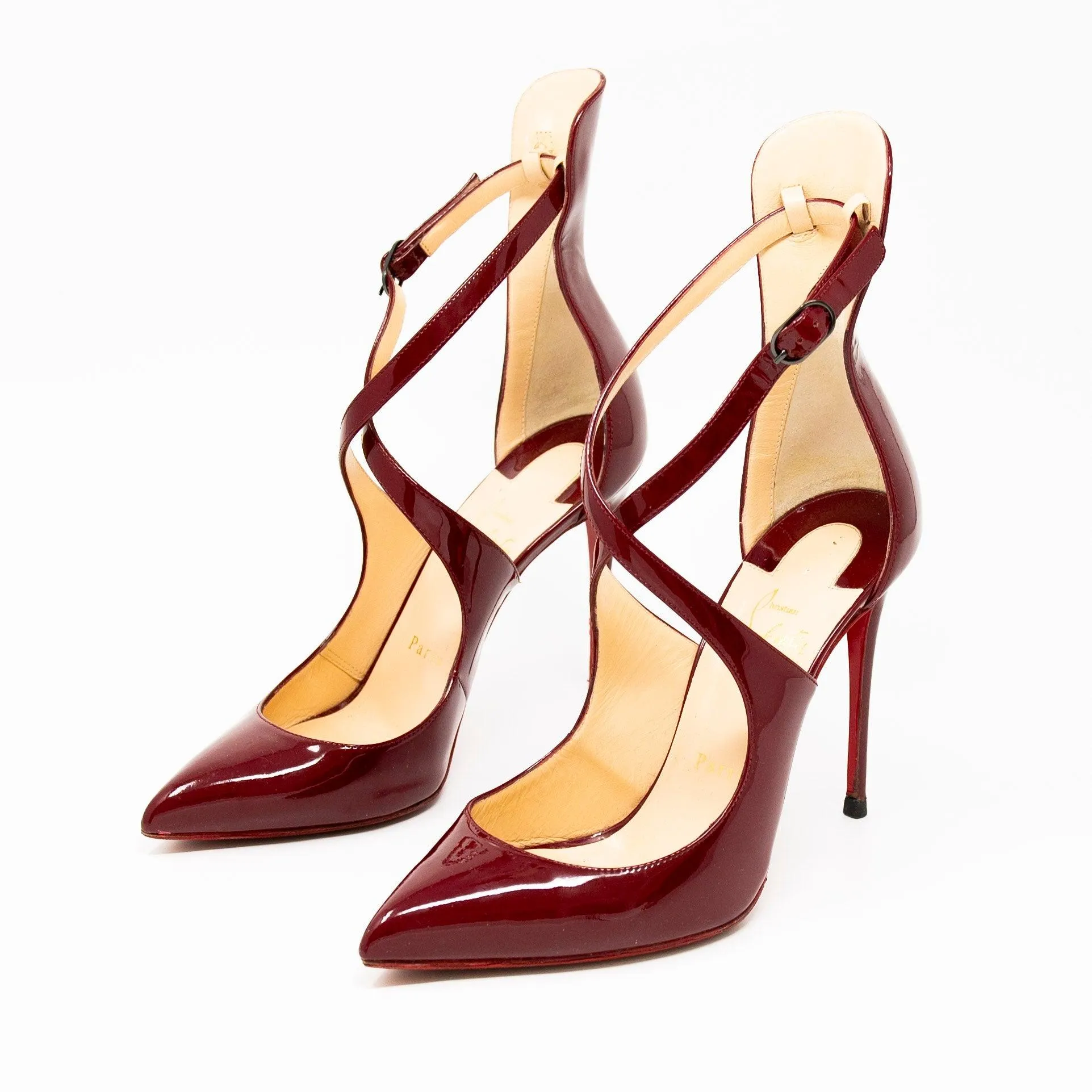 Christian Louboutin Red Marlenarock Pumps 38