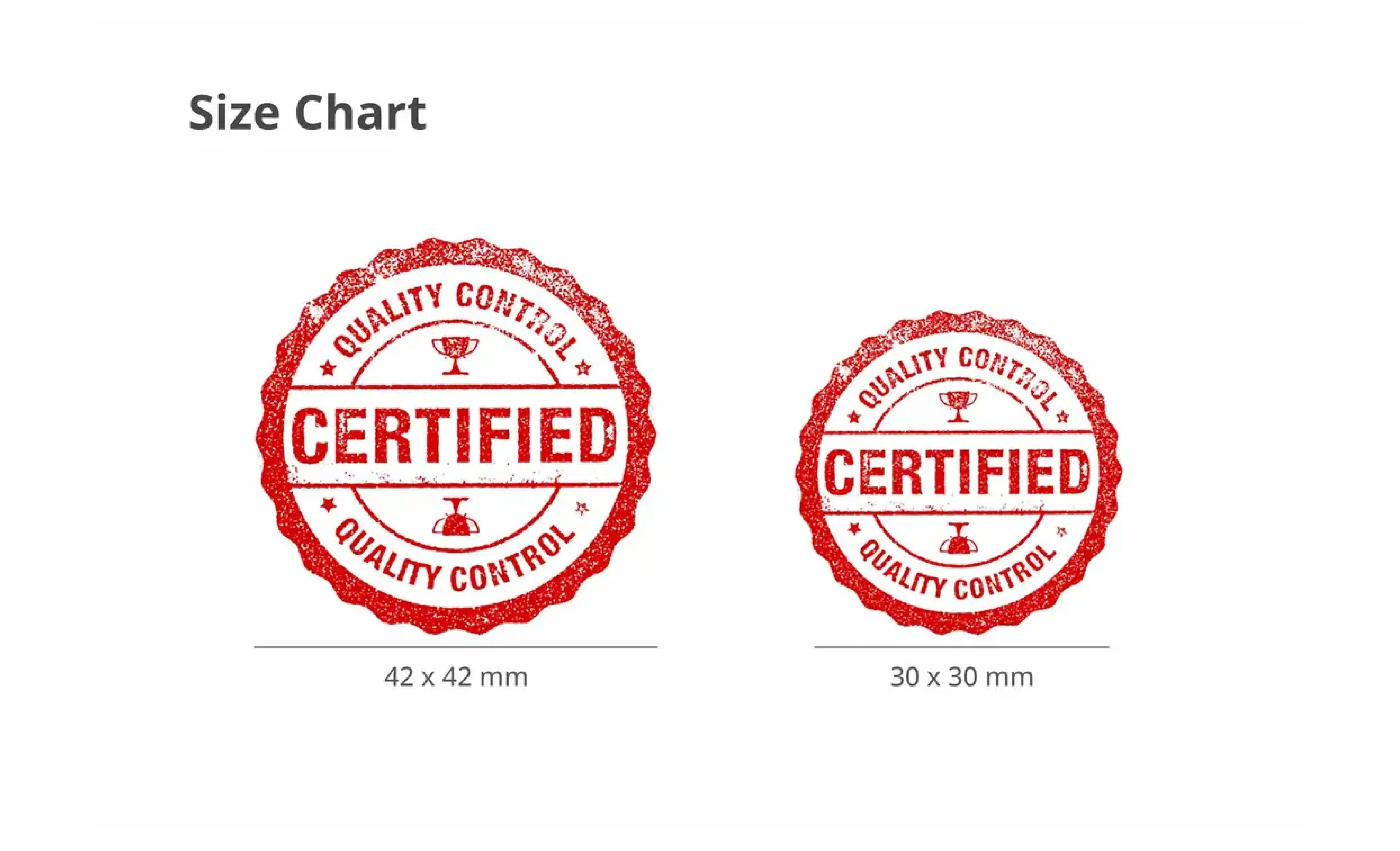 Circle Rubber Stamp