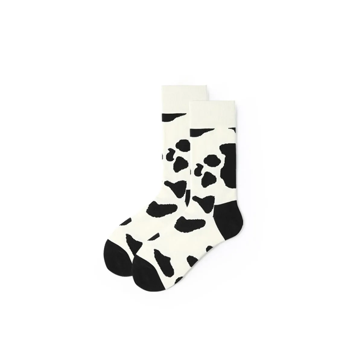 Classic Milk Cow All-season Unisex Crew Socks