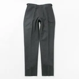 D.C.WHITE / Wool Melton Tapered Trousers