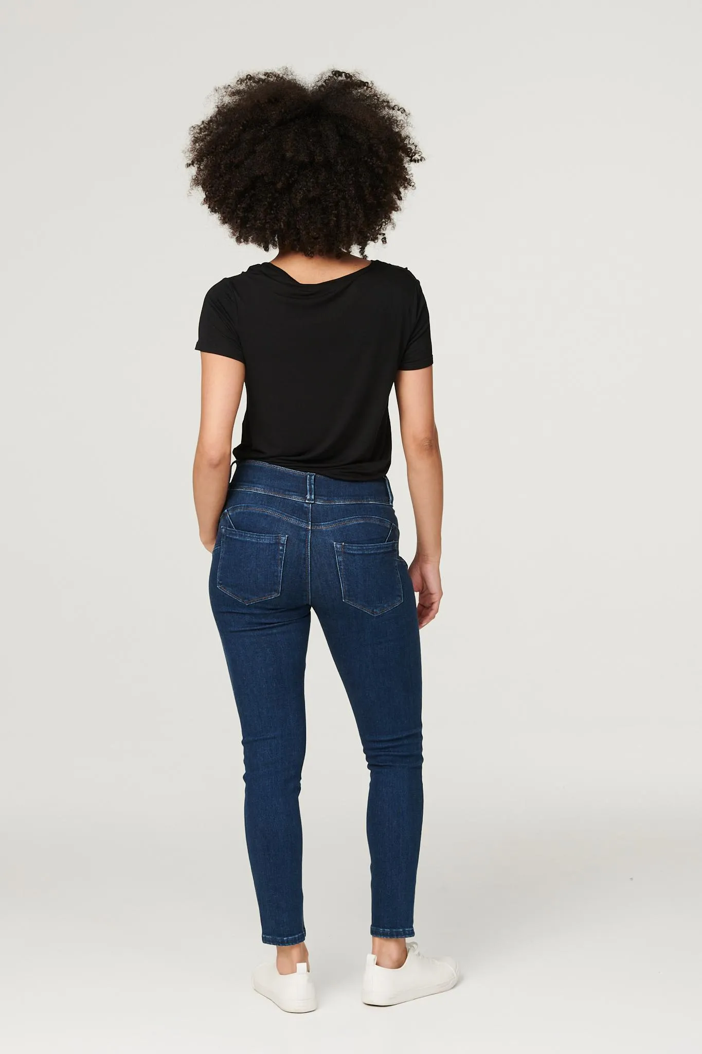 Denim High Waist Skinny Jeans