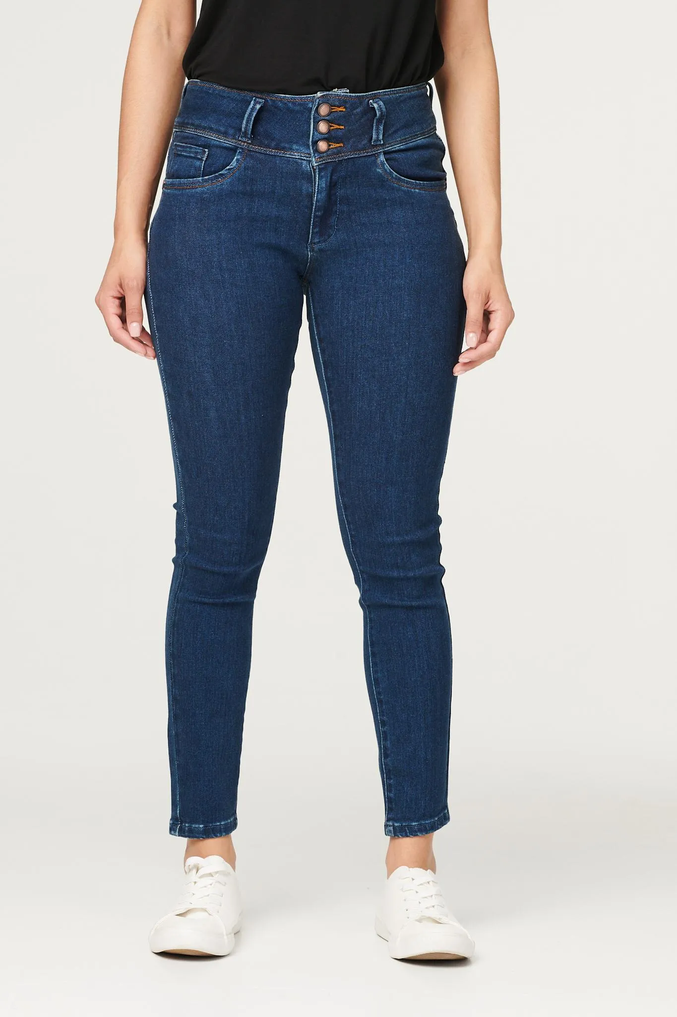 Denim High Waist Skinny Jeans