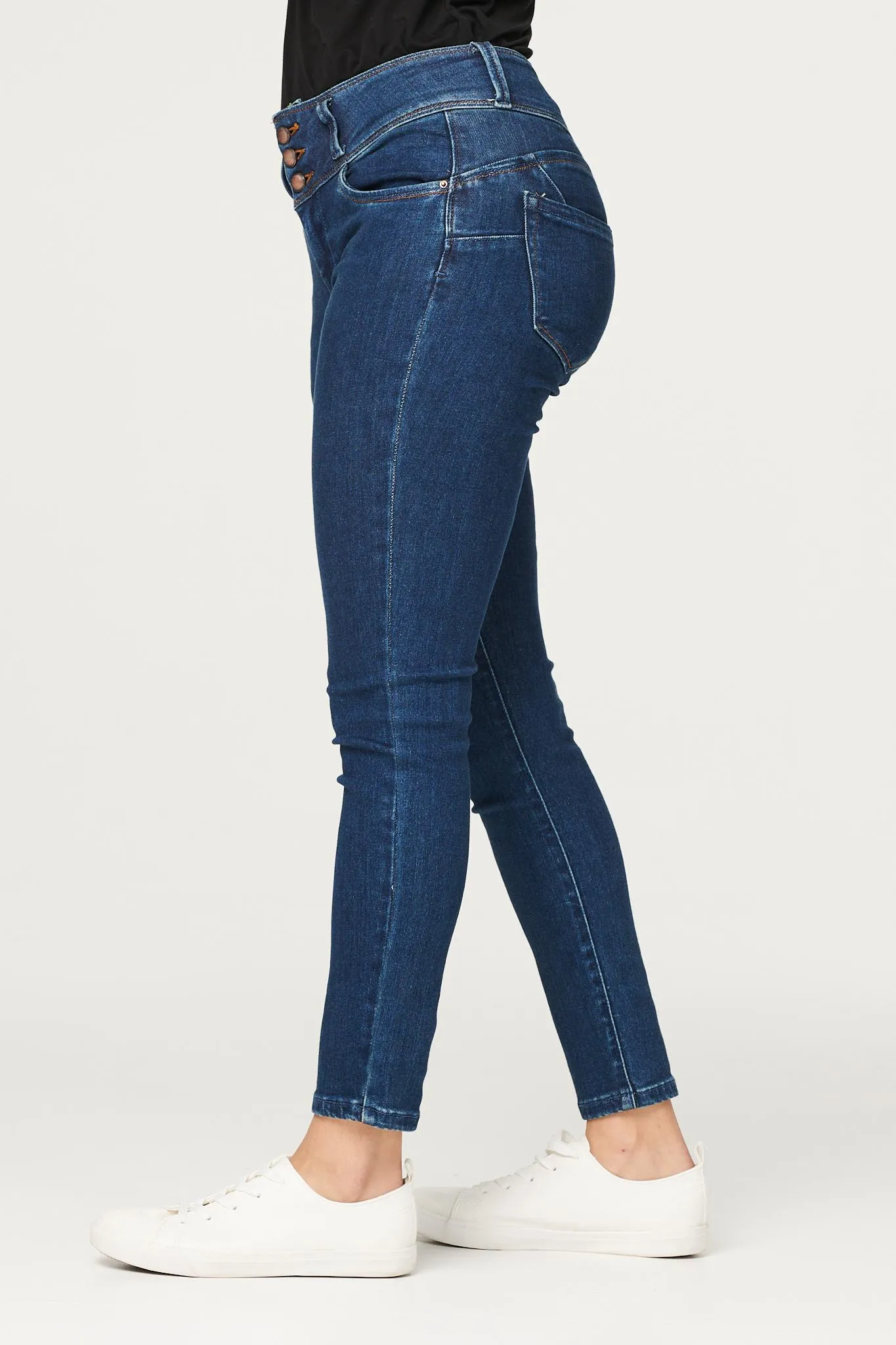 Denim High Waist Skinny Jeans