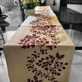 Embroidered table  runner 14