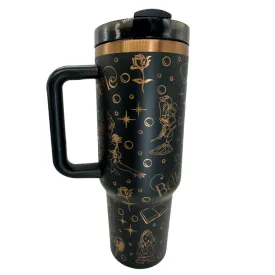 Enchanted Rose Tumbler With Handle