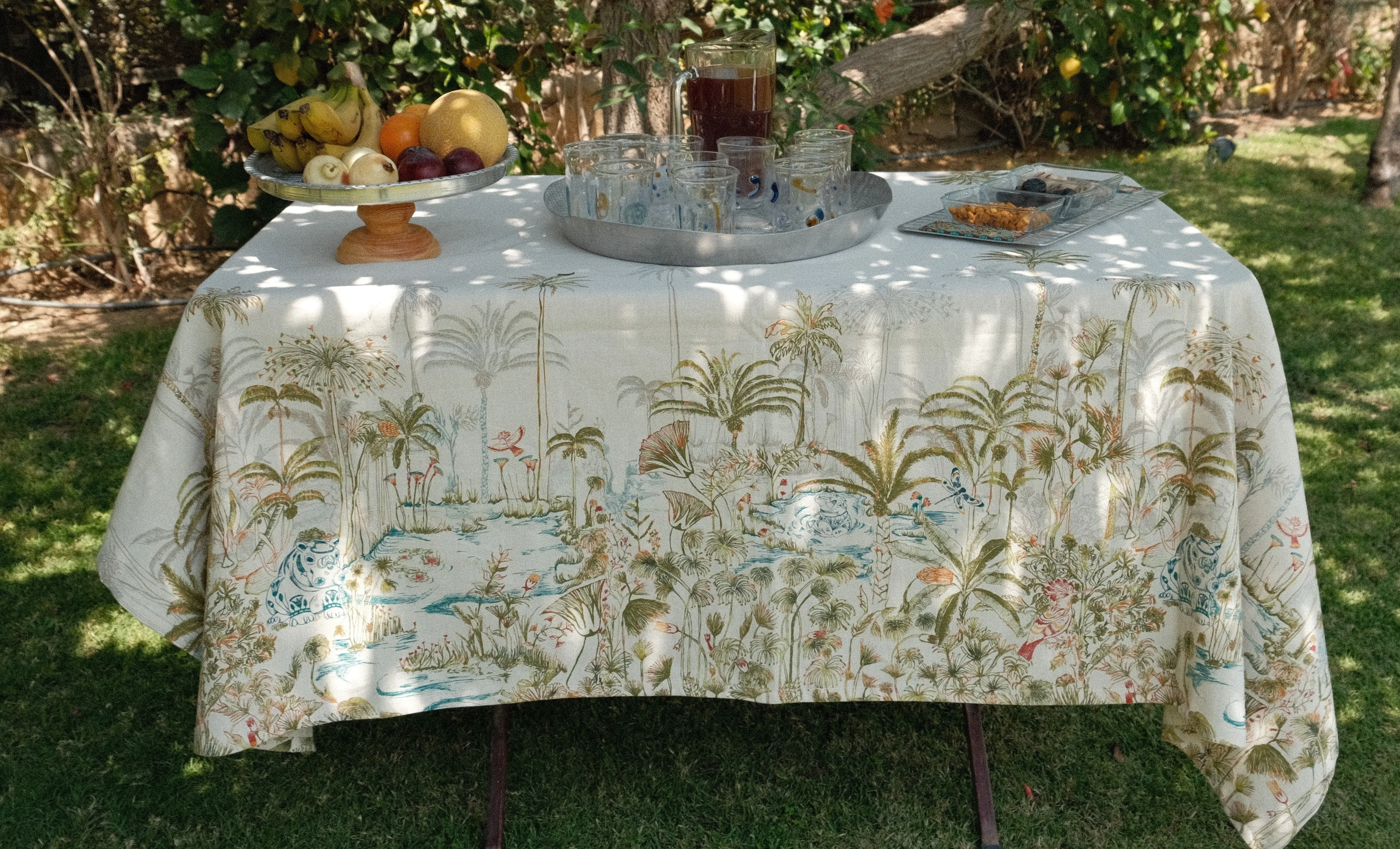 Faded Pharaoh's Paradise Tablecloth