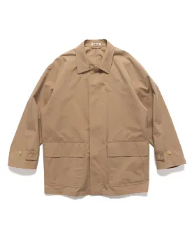 Finx Polyester Weather Chambray Blouson Brown Chambray