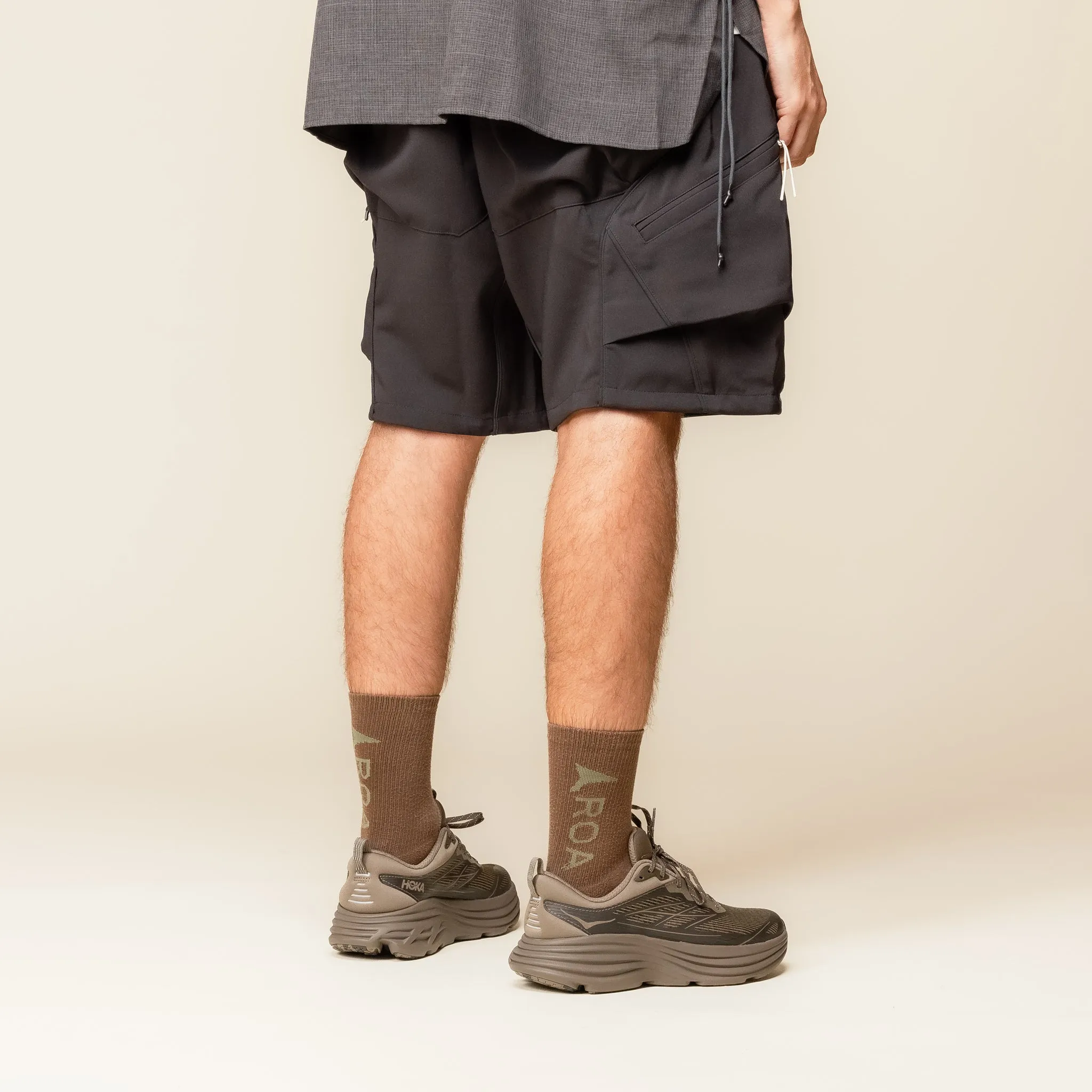 GOOPiMADE - P01-M “Asymptotic” Utility Shorts - Shadow (Black)