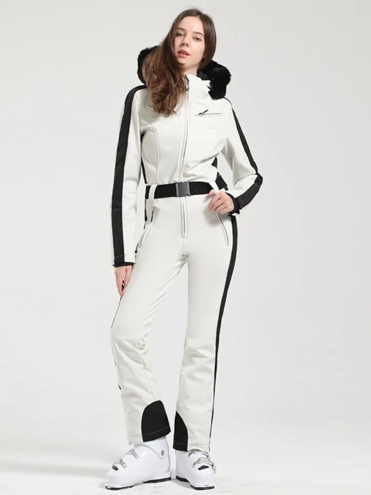 Gsou Snow Classic Faux-Fur Ski Jumpsuit - Women's