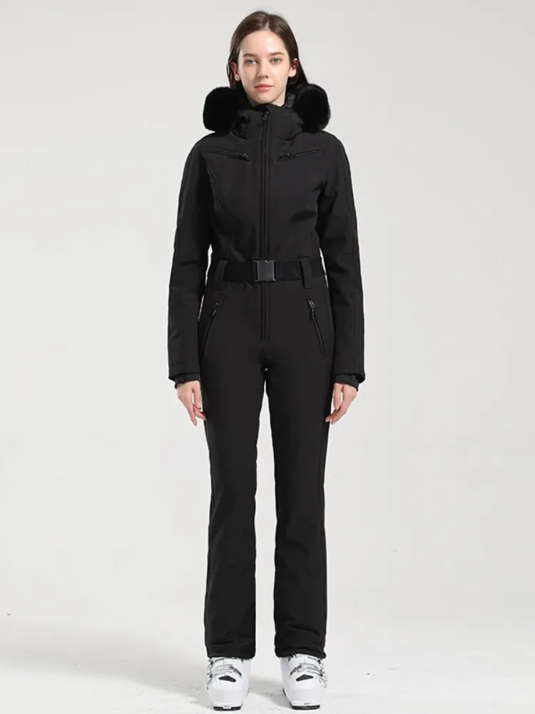 Gsou Snow Classic Faux-Fur Ski Jumpsuit - Women's