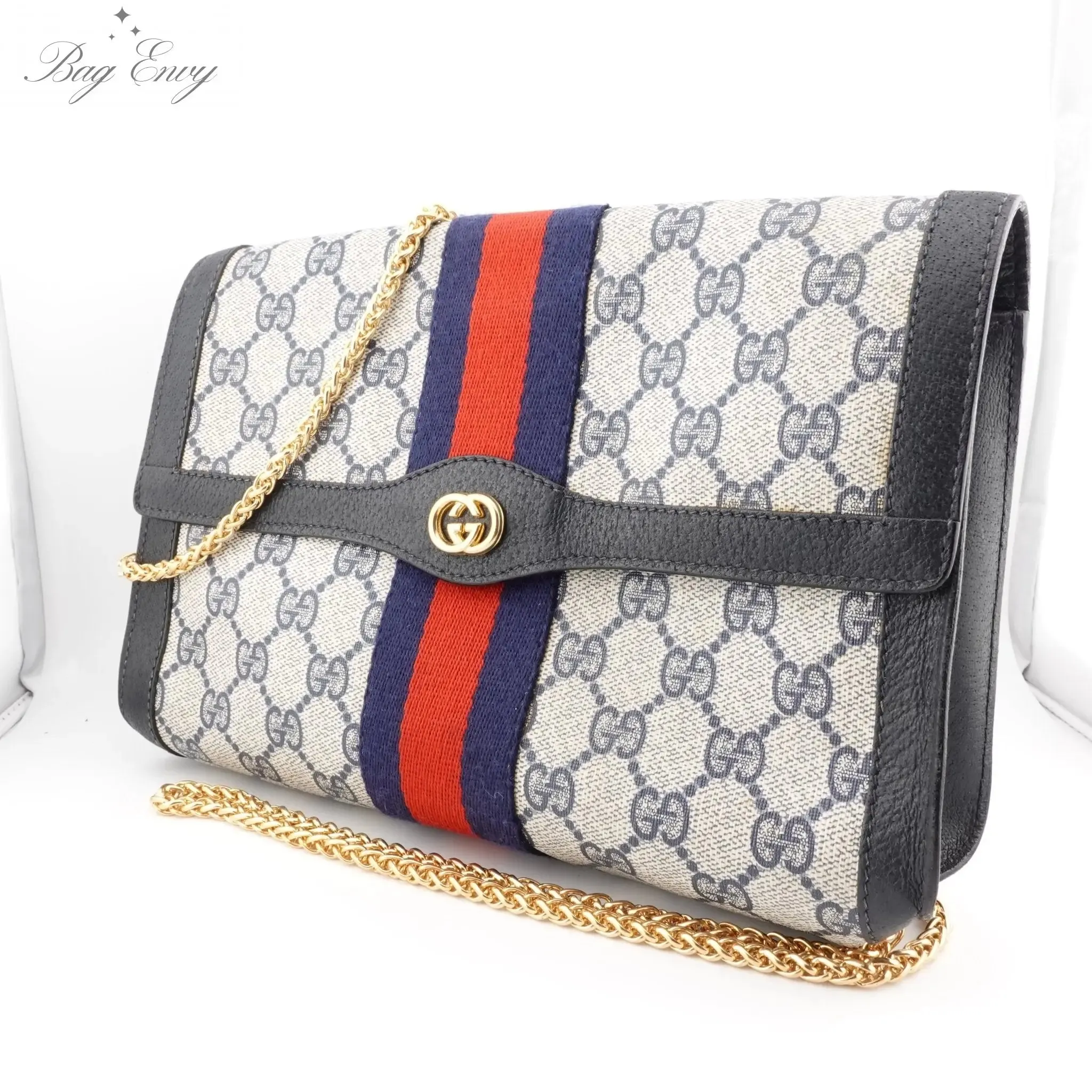 GUCCI Medium Ophidia Clutch with Chain