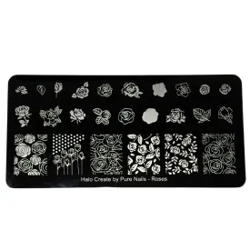 Halo Create - Stamping Plate - Roses