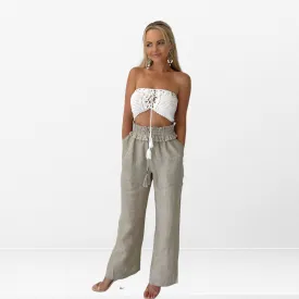 Linen Pants Oatmeal