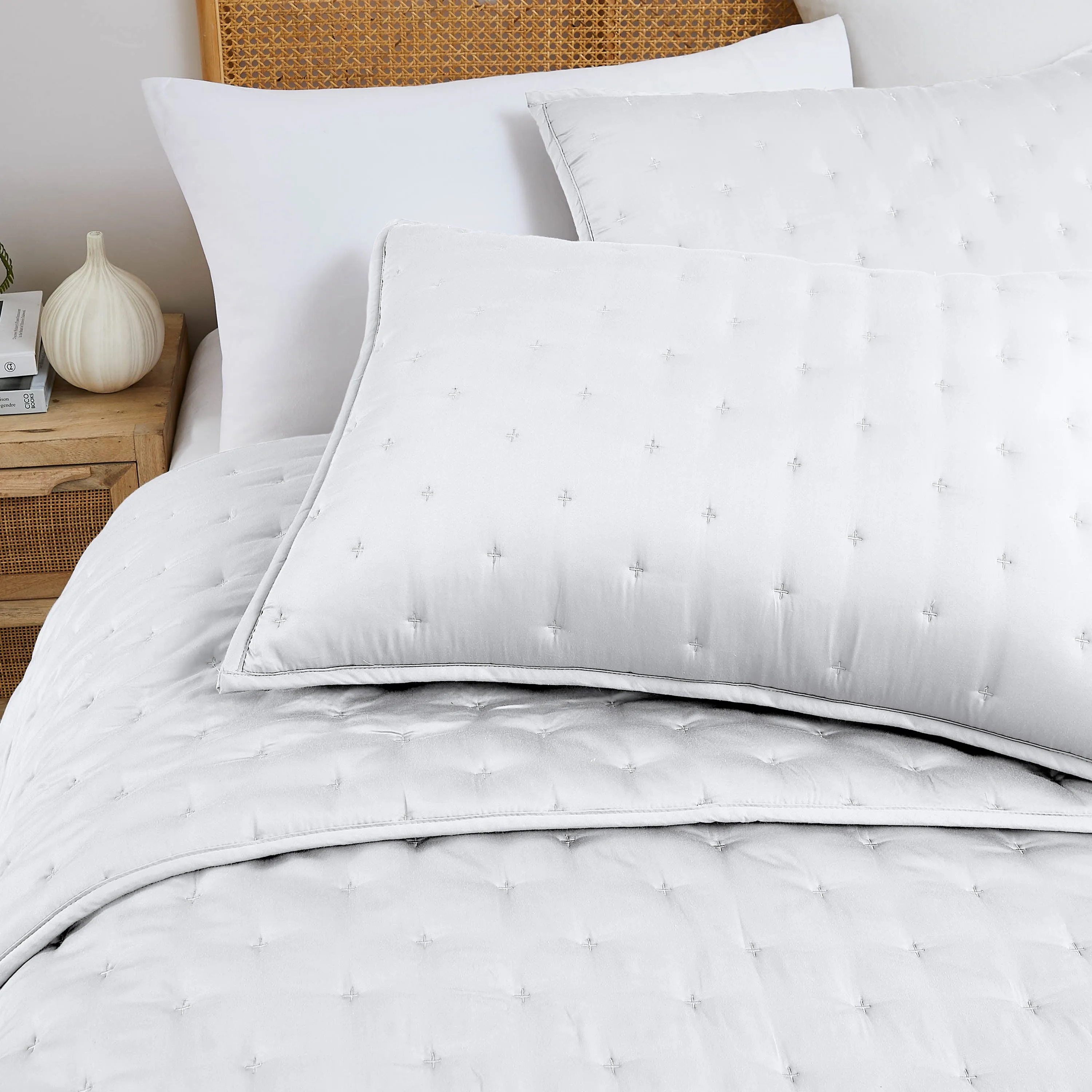 Luxurious Bamboo Quilted Sham Sets