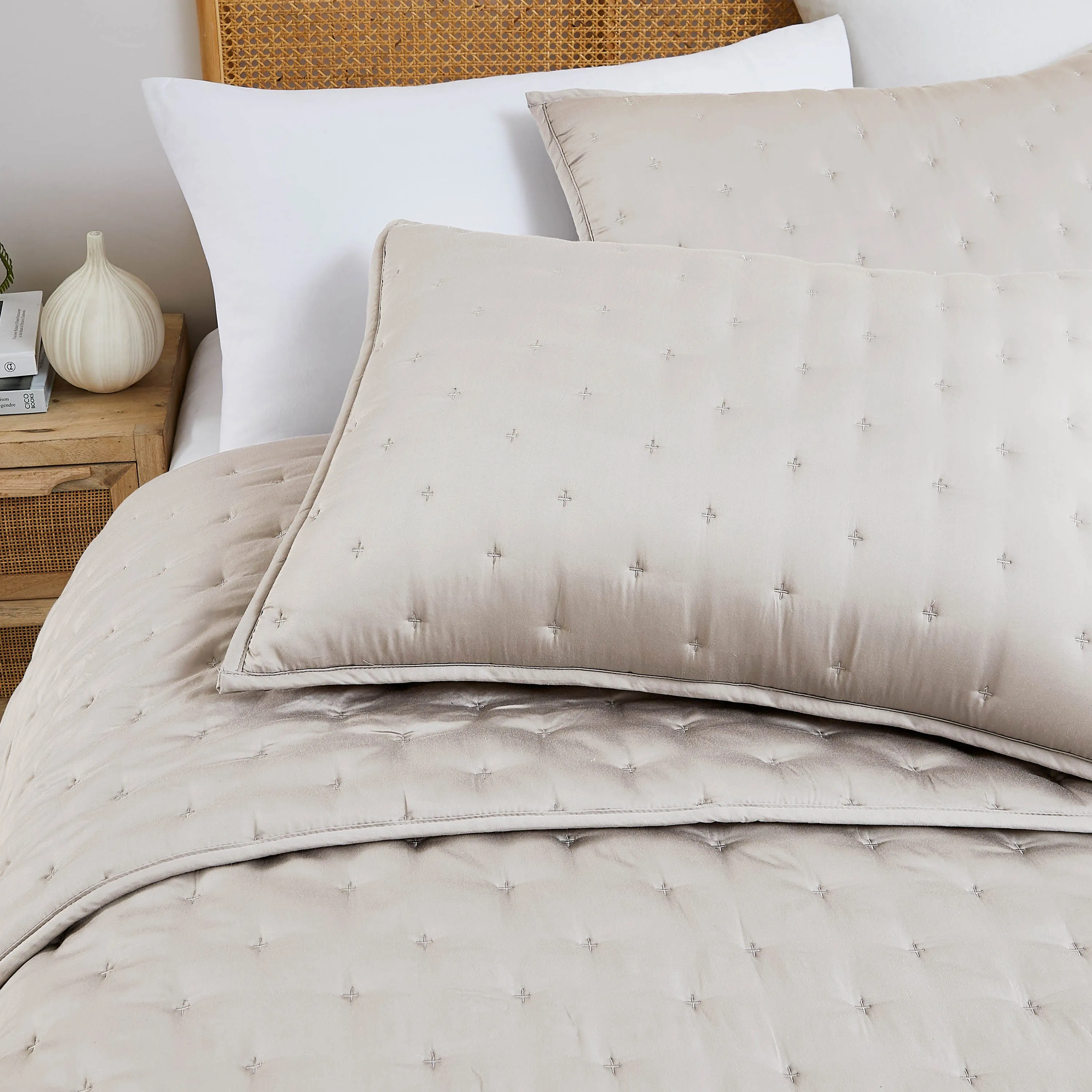 Luxurious Bamboo Quilted Sham Sets