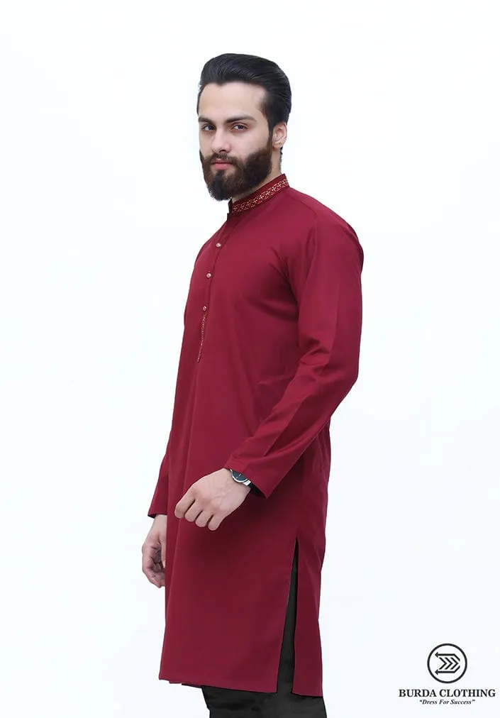 Maroon Premium Kurta ( FATHER & SON)