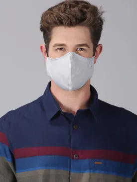 MEN'S GERY & NAVY SOLID COMBO ODOURLESS MASK