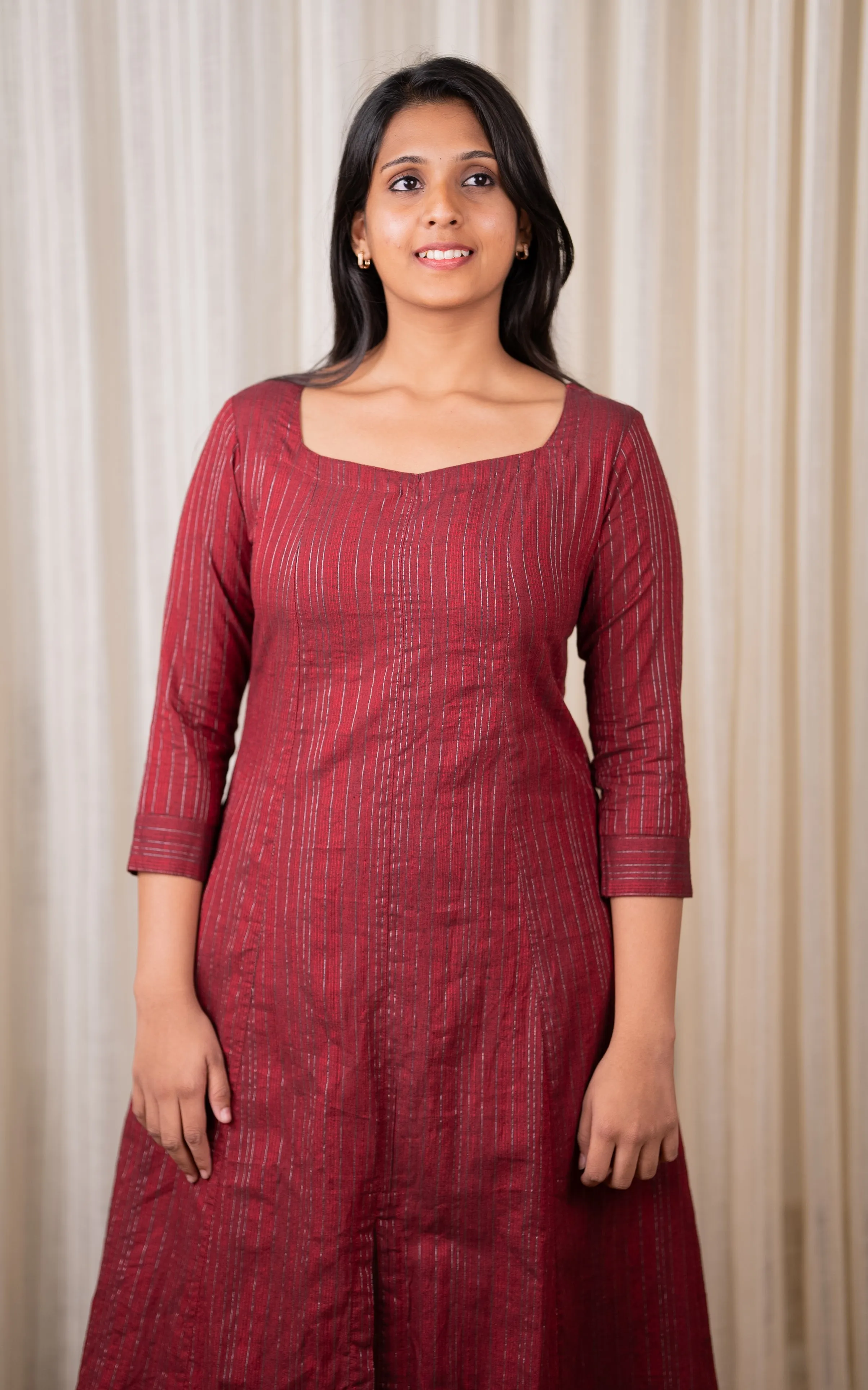 Nithiya Maroon (Kurti Pant)