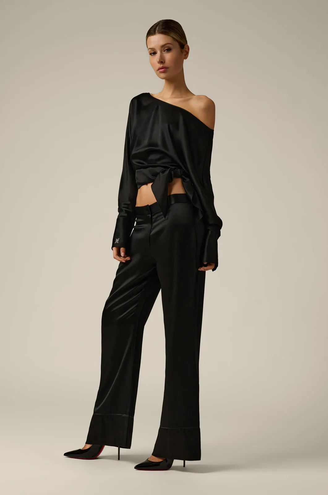 OVERSIZED SILK PANT