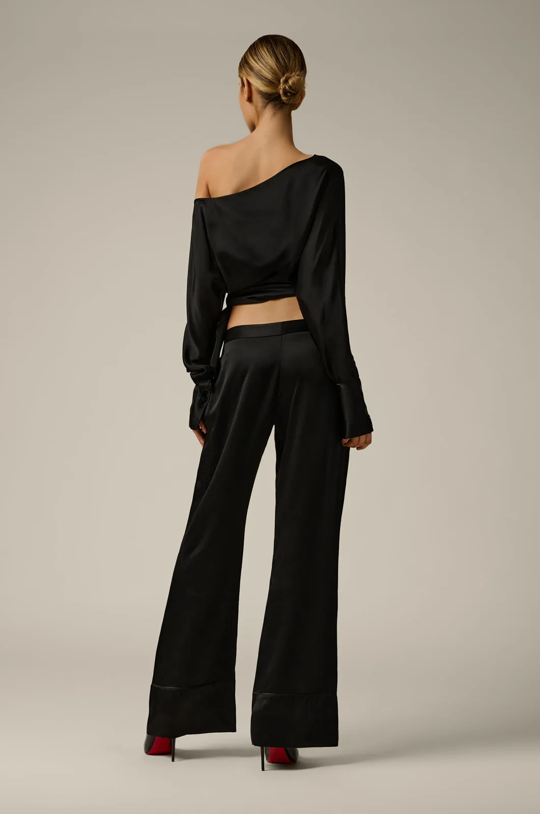 OVERSIZED SILK PANT