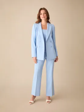 Petite Blue Straight Leg Trousers