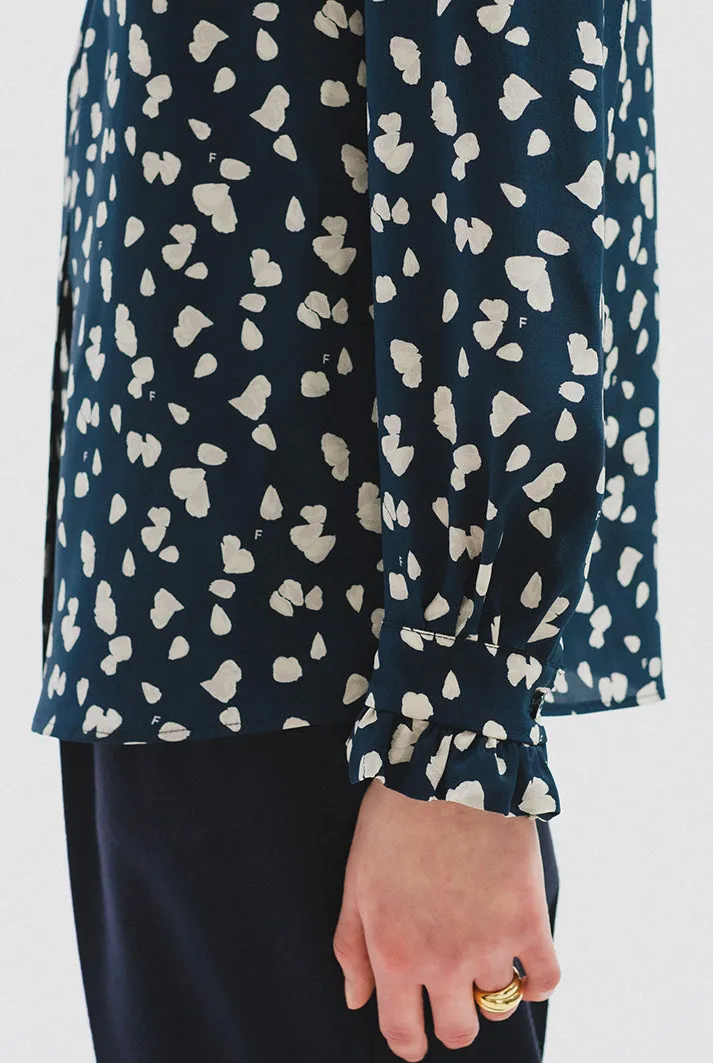 Poet Floral Blouse | Midnight