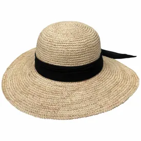 Saint Martin - Crochet Raffia Sun Hat with Bow