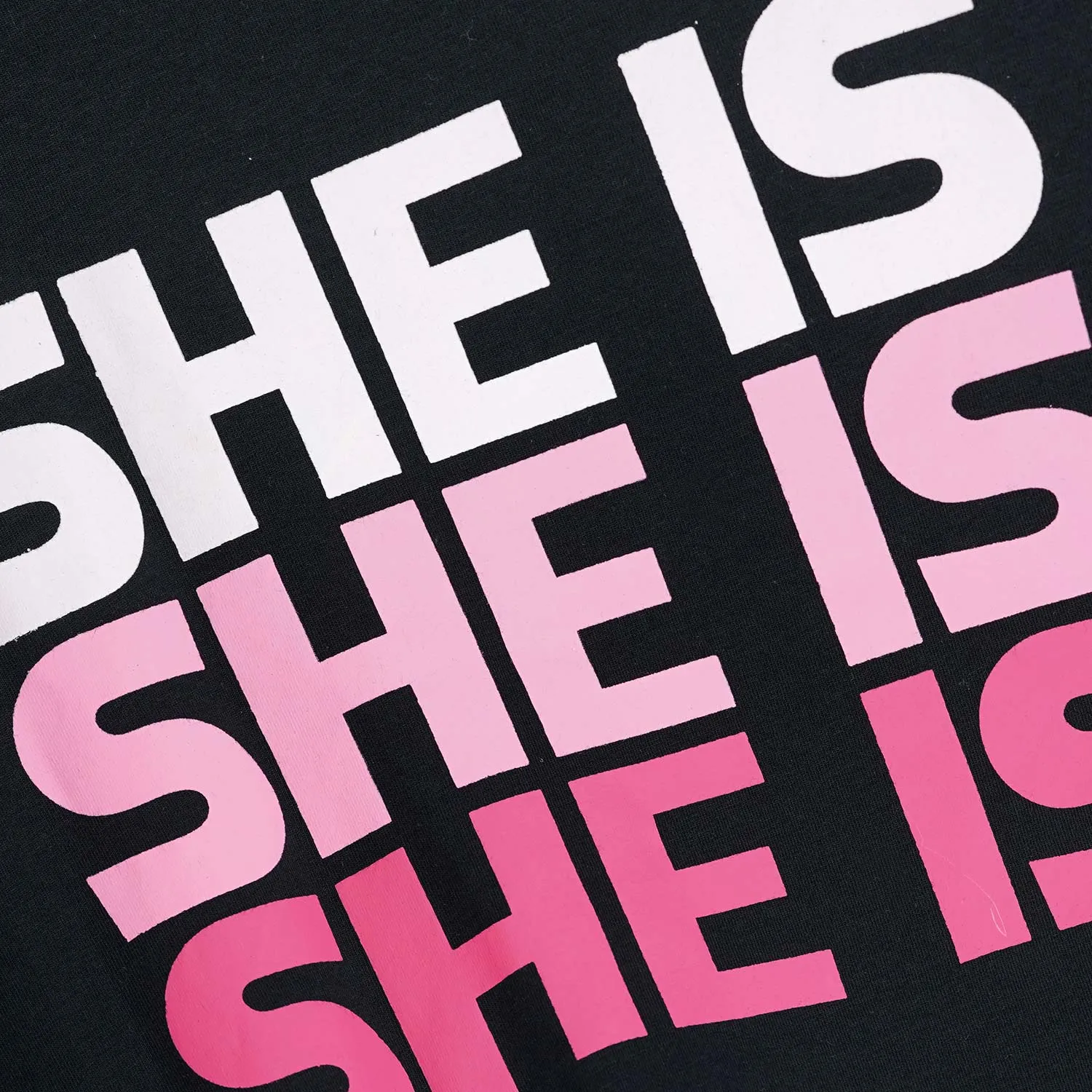 SHE IS printed tee for Women