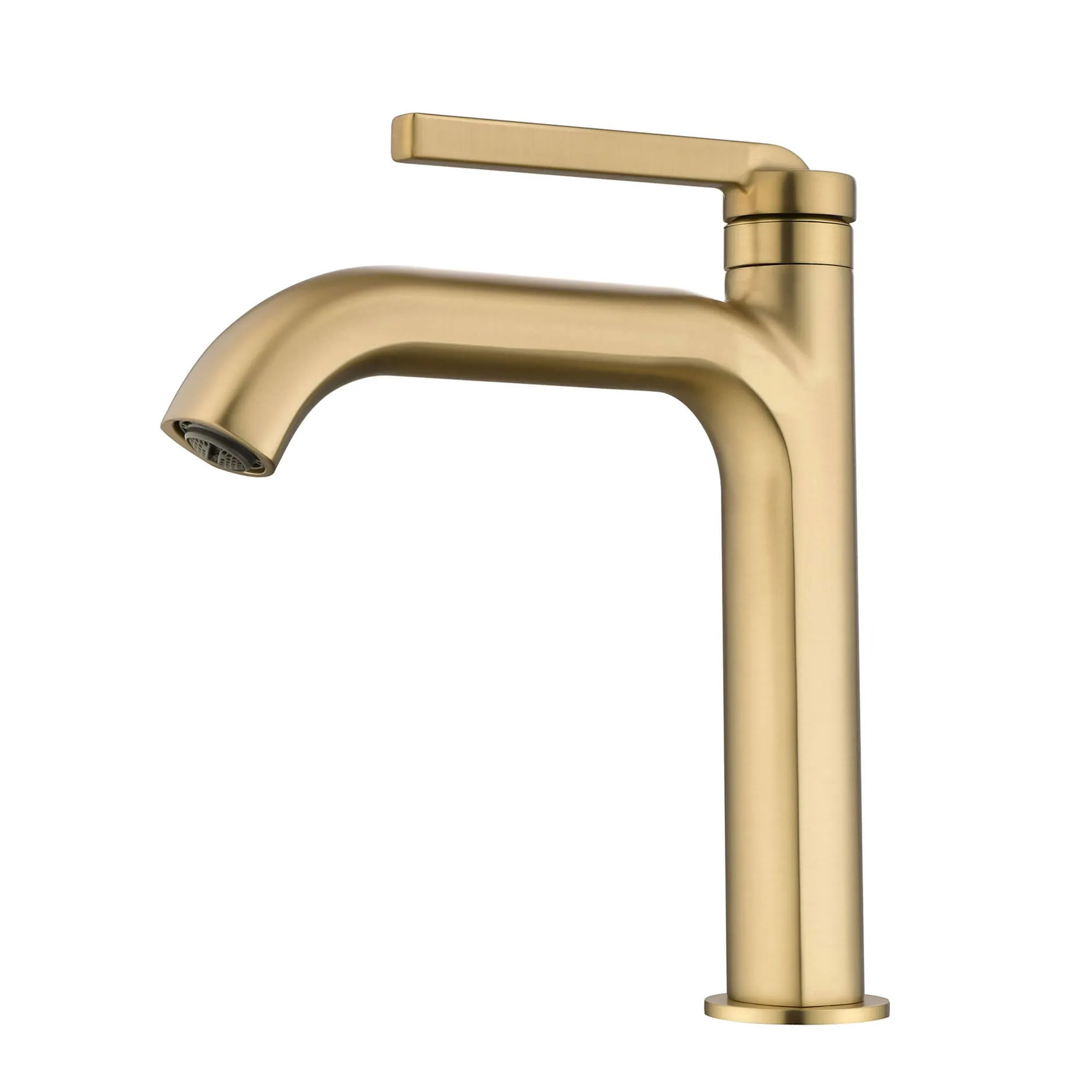 Single Handle Bathroom Sink Faucet Brass Modern 1 Hole Bathroom Basin Faucet