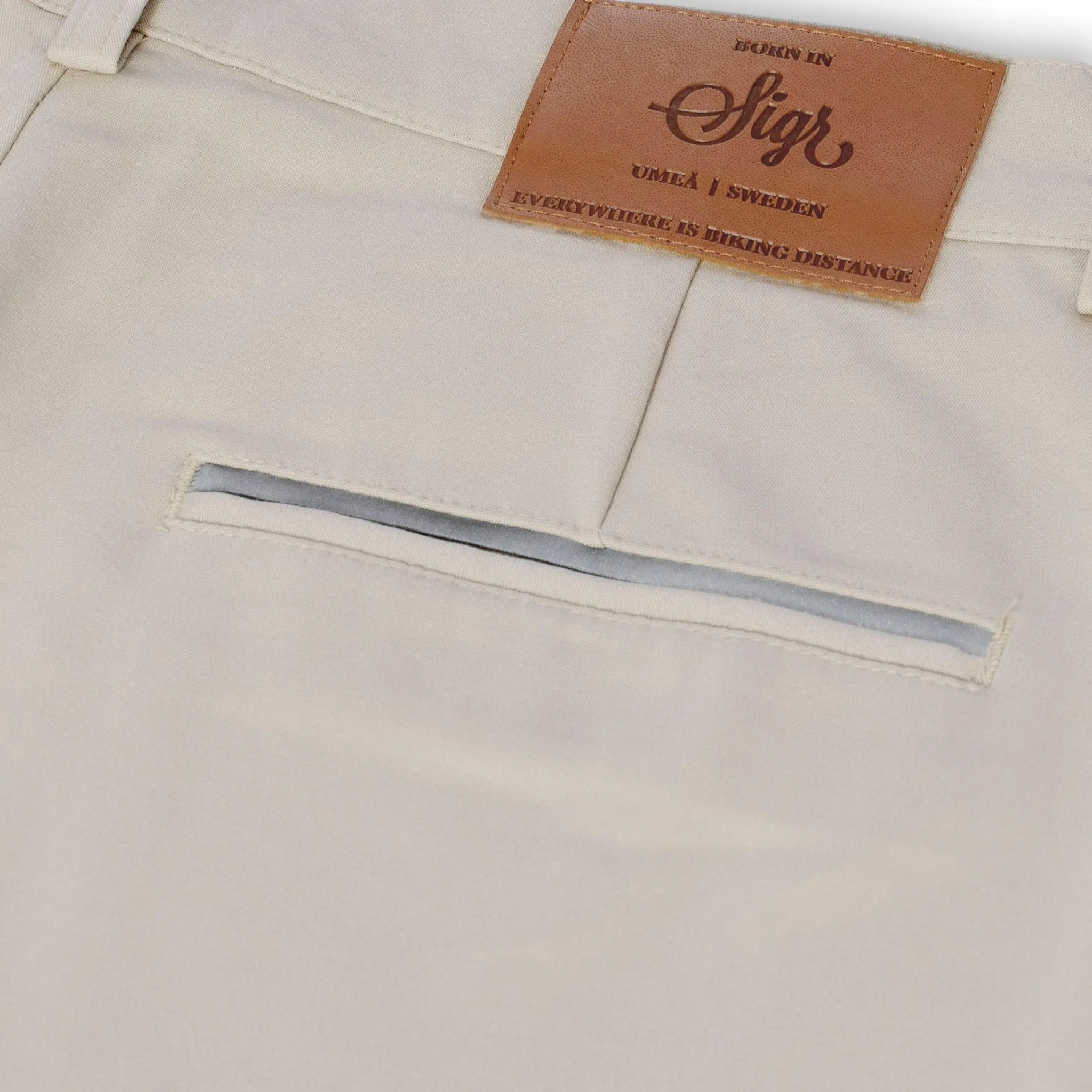 Strandvägen Women's Khaki Cycling Chino Shorts