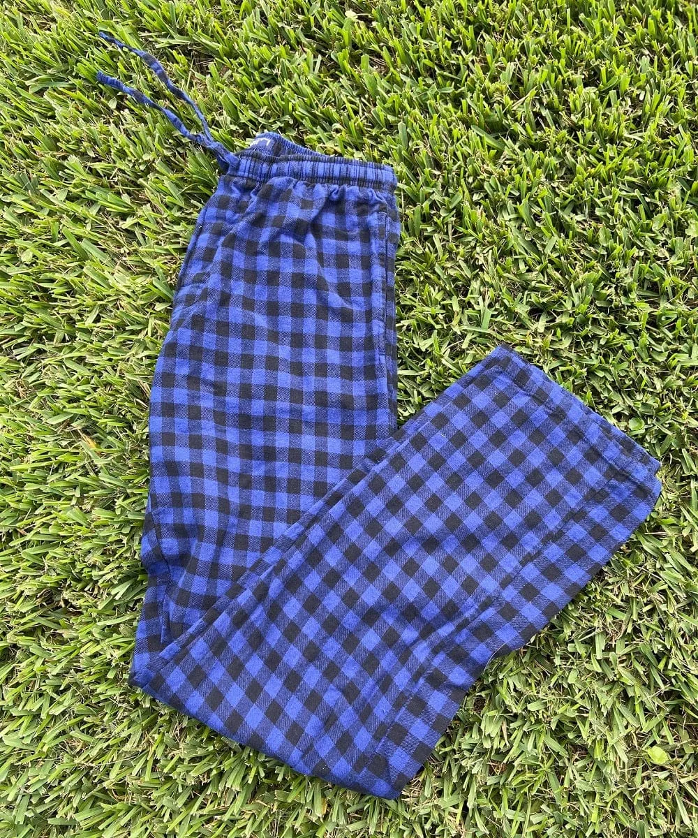 Tall Men's Pajama Bottom: Flannel, 2 Color Options - Sz S, M and L - FINAL SALE