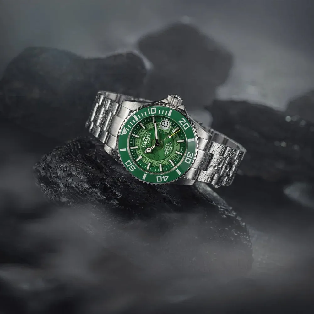 Ternos Professional Auto Nebulous 500m Green Diving Watch 16153570